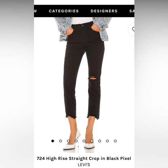 Levi’s 724 High Rise Straight Crop - Picture 1 of 10